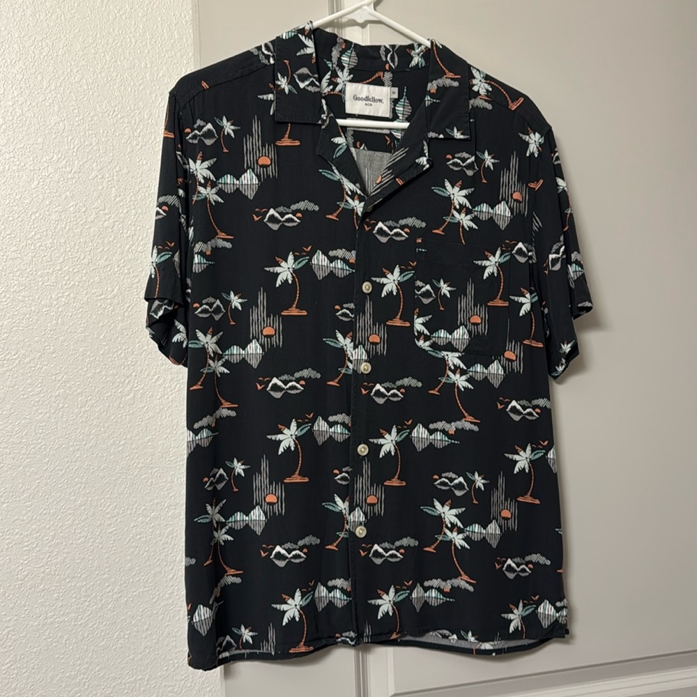 Goodfellow Men’s Tropical Button-Up